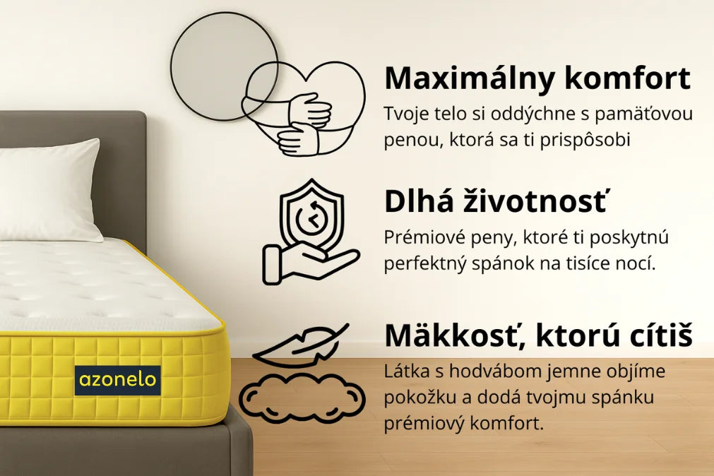 Azonelo Cloud matrac s pamäťovou penou